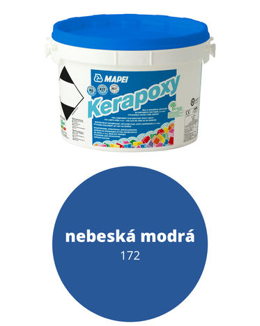 MAPEI malta škárovacia epoxidová Kerapoxy 172, nebeská modrá (2 kg)