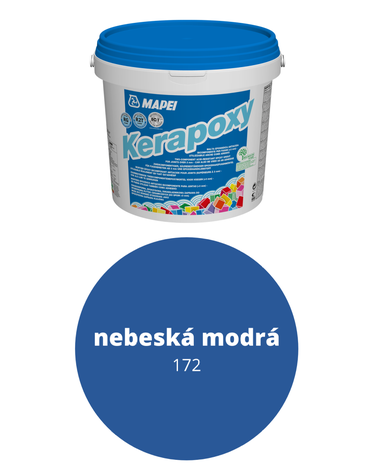 MAPEI malta škárovacia epoxidová Kerapoxy 172, nebeská modrá (5 kg)