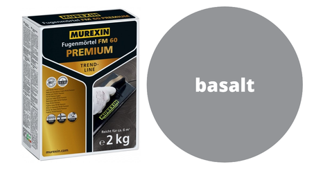MUREXIN malta škárovacia FM 60 Premium Trend (2 kg) basalt